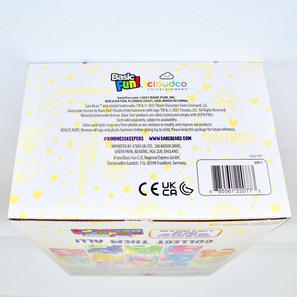 NEW (NIB) 14" Care Bears Rainbow Heart Togetherness Love All Tie Dye Plush Bear - Picture 10 of 10